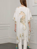 Seahorse Tasseled Kimono
