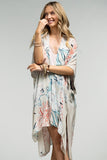 Airy Floral Kimono
