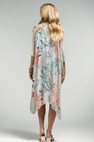 Airy Floral Kimono