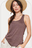 Iris Loose Fit Lightweight Sleeveless Tank Top