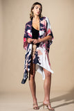 Painted Bloom Viscose Kimono