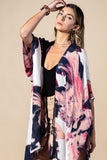 Painted Bloom Viscose Kimono