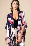 Painted Bloom Viscose Kimono
