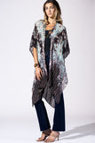 Mint Chocolate Viscose Kimon