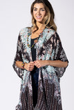 Mint Chocolate Viscose Kimon