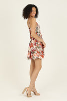 Holly V Neck Open Back Mini Sundress
