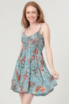 Tori V Neck Smocked Sundress