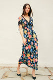 Toni Floral & Lace Maxi Dress