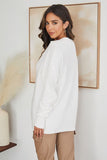 Paula Polo Collar White Sweater