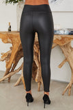 Nikki High Waist Motion Pu Black Legging