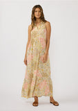 Dora Sleeveless Collared Maxi Dress