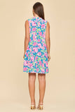 Lizzy Floral Wrinkle-Free Tiered Dress