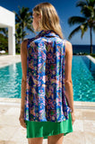 Sienna Collared Sleeveless Button Tank
