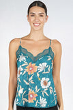 Julia Spring Floral Lace Trim Cami