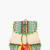 Magdelena Aztec Cotton Backpack
