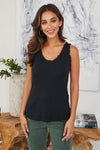 Ellen Rough Edge Tank Top
