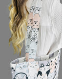 Happy Kitty Cat Tote Bag