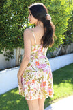 Starr Twist Front Tropical Print Sundress