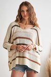 Erica Multi Color Strip Sweater