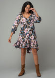 Tilly Hi Low Floral Mini Dress