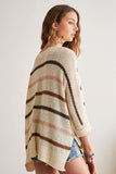 Erica Multi Color Strip Sweater