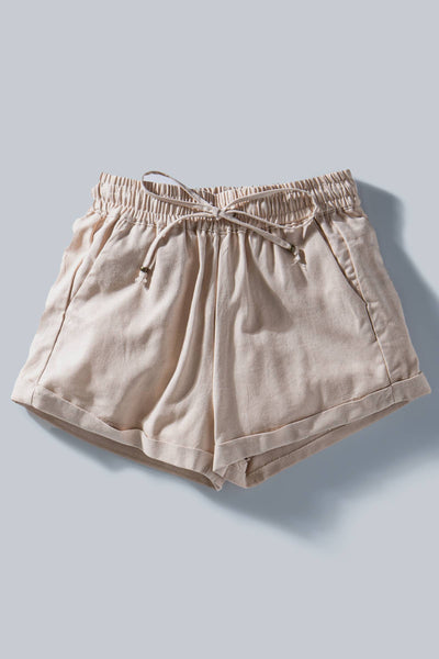 Julie Linen Drawstring Shorts