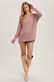 Nicole Reverse Seam Loose Fit Sweater