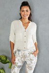 Emilia Button Down Linen Top