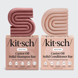 Castor Oil Nourishing Shampoo & Conditioner Bar Combo