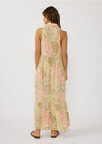 Dora Sleeveless Collared Maxi Dress