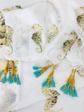 Seahorse Tasseled Kimono