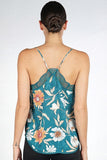 Julia Spring Floral Lace Trim Cami