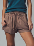 Julie Linen Drawstring Shorts
