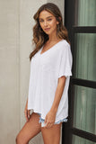 Elodie Star Embossed Knit T-Shirt