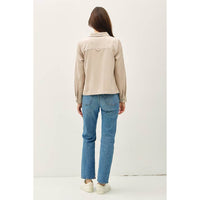 CROPPED UTILITY SAFARI JACKET