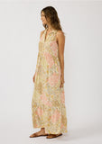 Dora Sleeveless Collared Maxi Dress